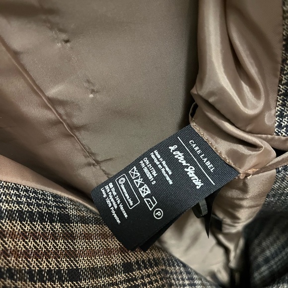 & Other Stories Fitted Checkered Blazer in Size 8 - Picture 9 of 12